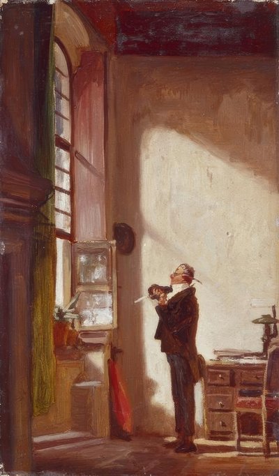 The Scribe by Carl Spitzweg